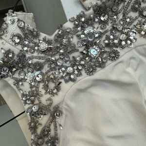 Marchesa Notte Women's Cream Maxi Dress